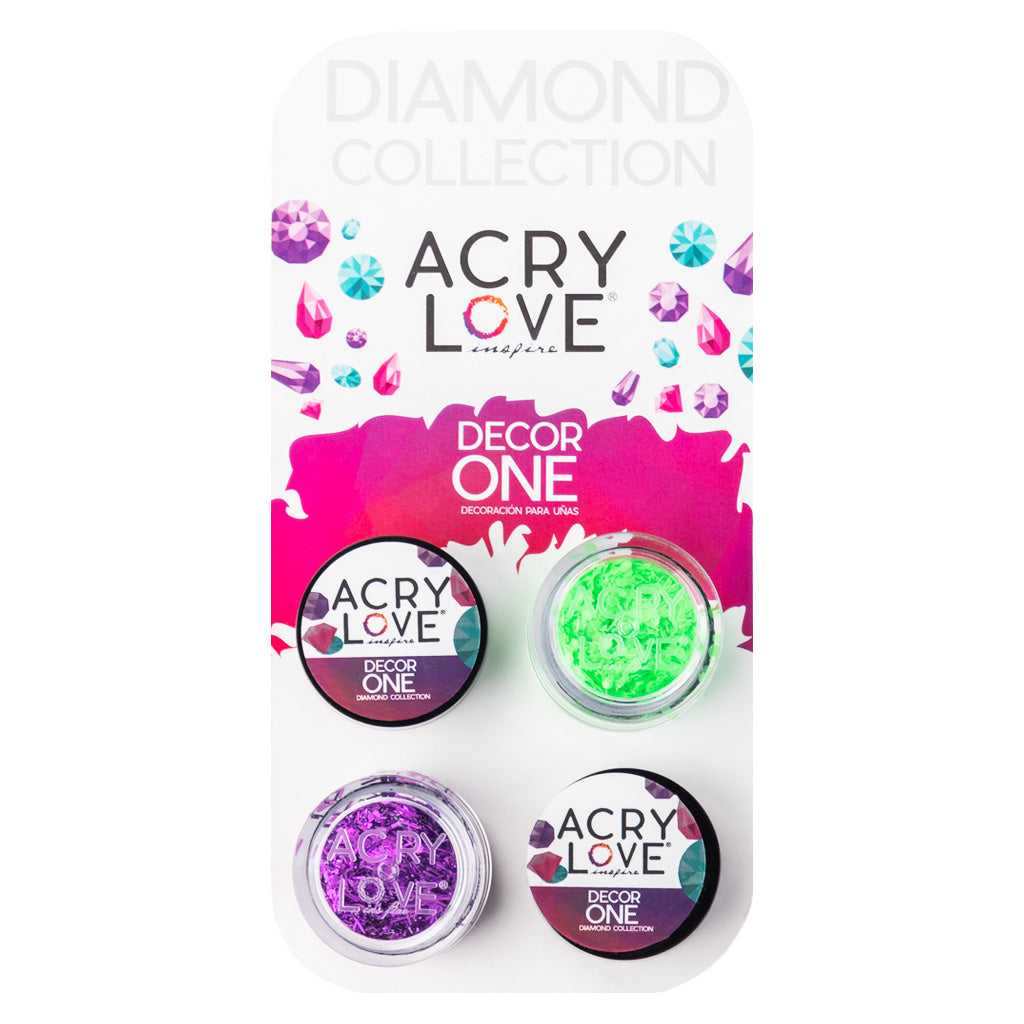 Decor One Neon 2 mix #21 decoracion para uñas acrilicas