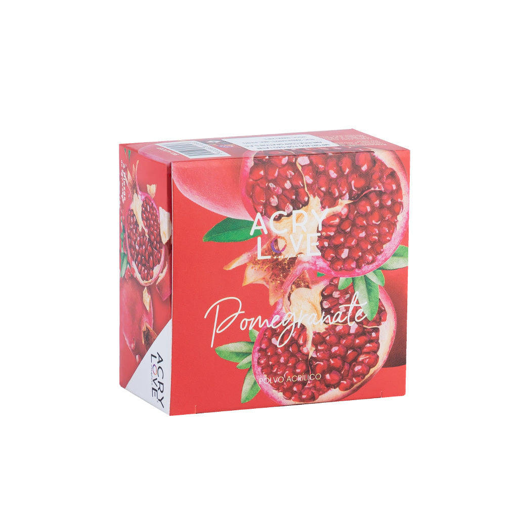 acry love Colección Pomegranate 4 unid polvos acrilicos, prouctos para uñas, mia secret, sherimoya, masglo