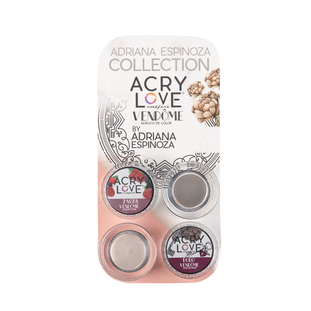 acry love Colección Vendome 4 piezas by Adriana Espinoza