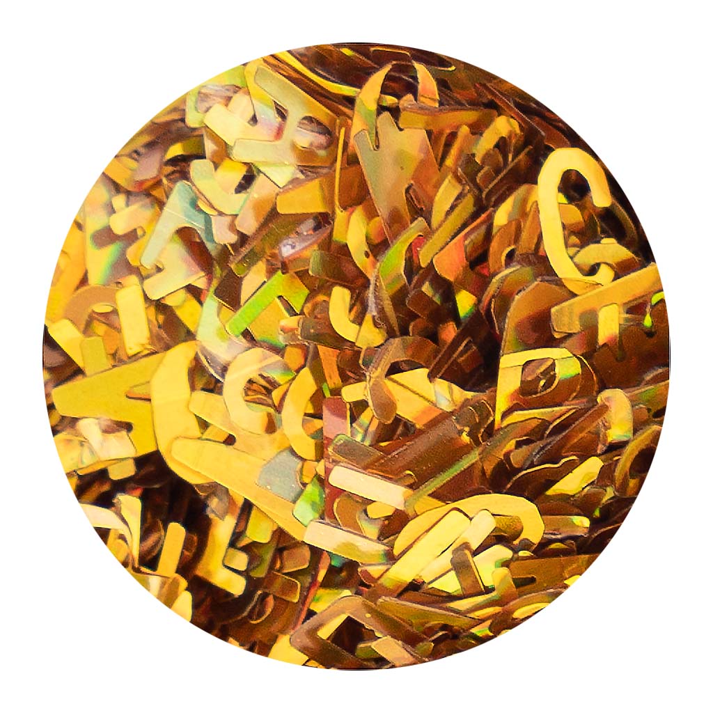 acry love Decor One Confeti ABC #28 decoracion para uñas acrilicas, mia secret, cherimoya