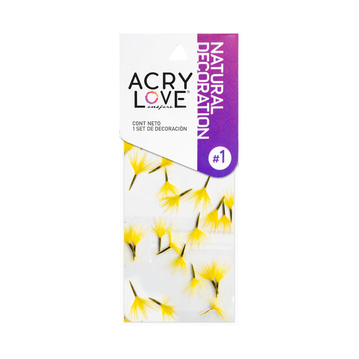 Decoracion para uñas Naturaleza muerta espiga amarilla