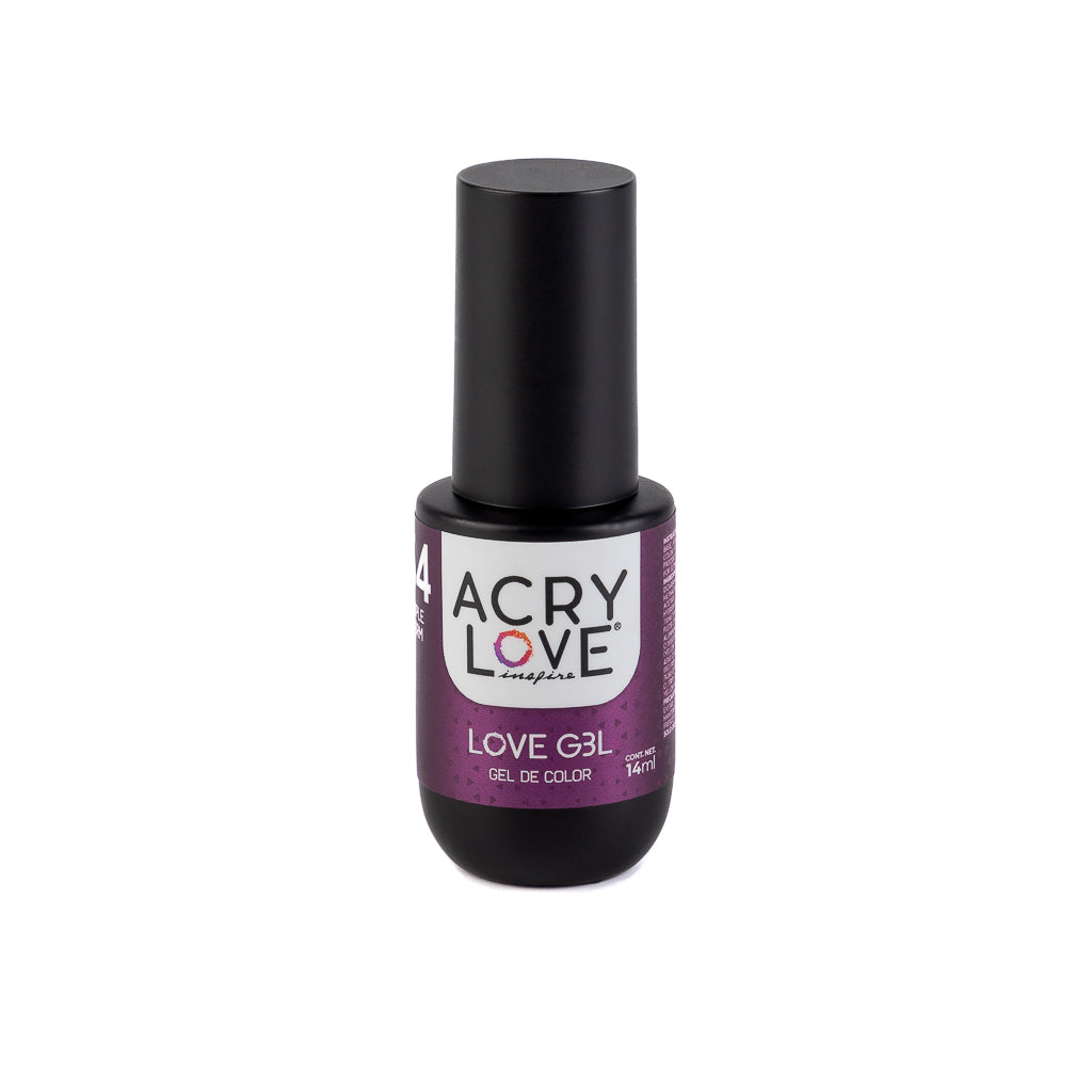 Esmalte para uñas Love Gel #54 Purple Storm, mia secret, cherimoya, legacy nails, super nails