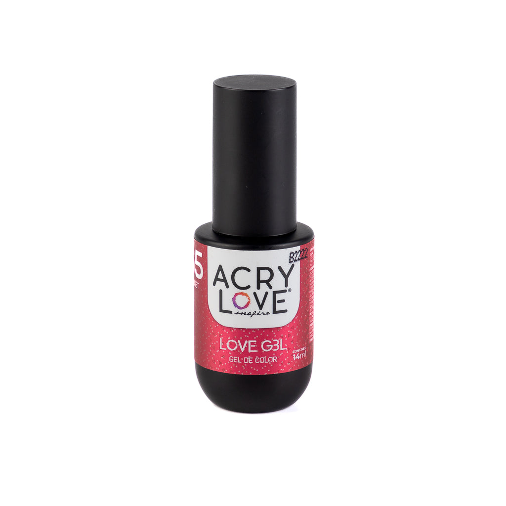 Esmalte para uñas Love Gel #65 Sunset, mia secret, cherimoya, legacy nails, organic nails