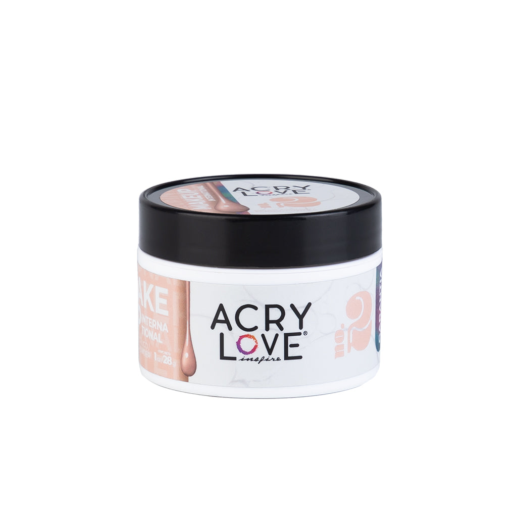 Polvo Acrílico Make Up Internacional N° 2 de 1oz, polvo acrilico para uñas acrilicas, mia secret, cherimoya