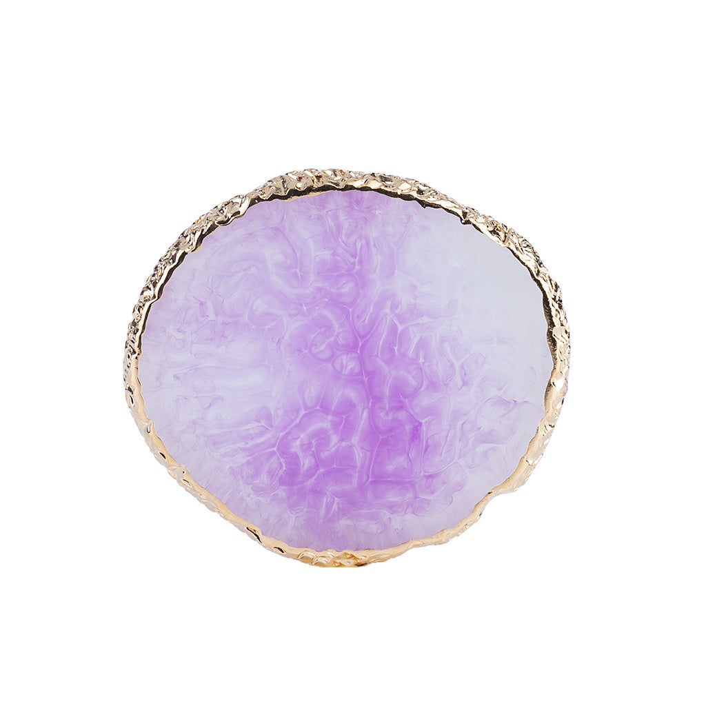 acry love Paleta de cuarzo para pintura de uñas en forma de circulo