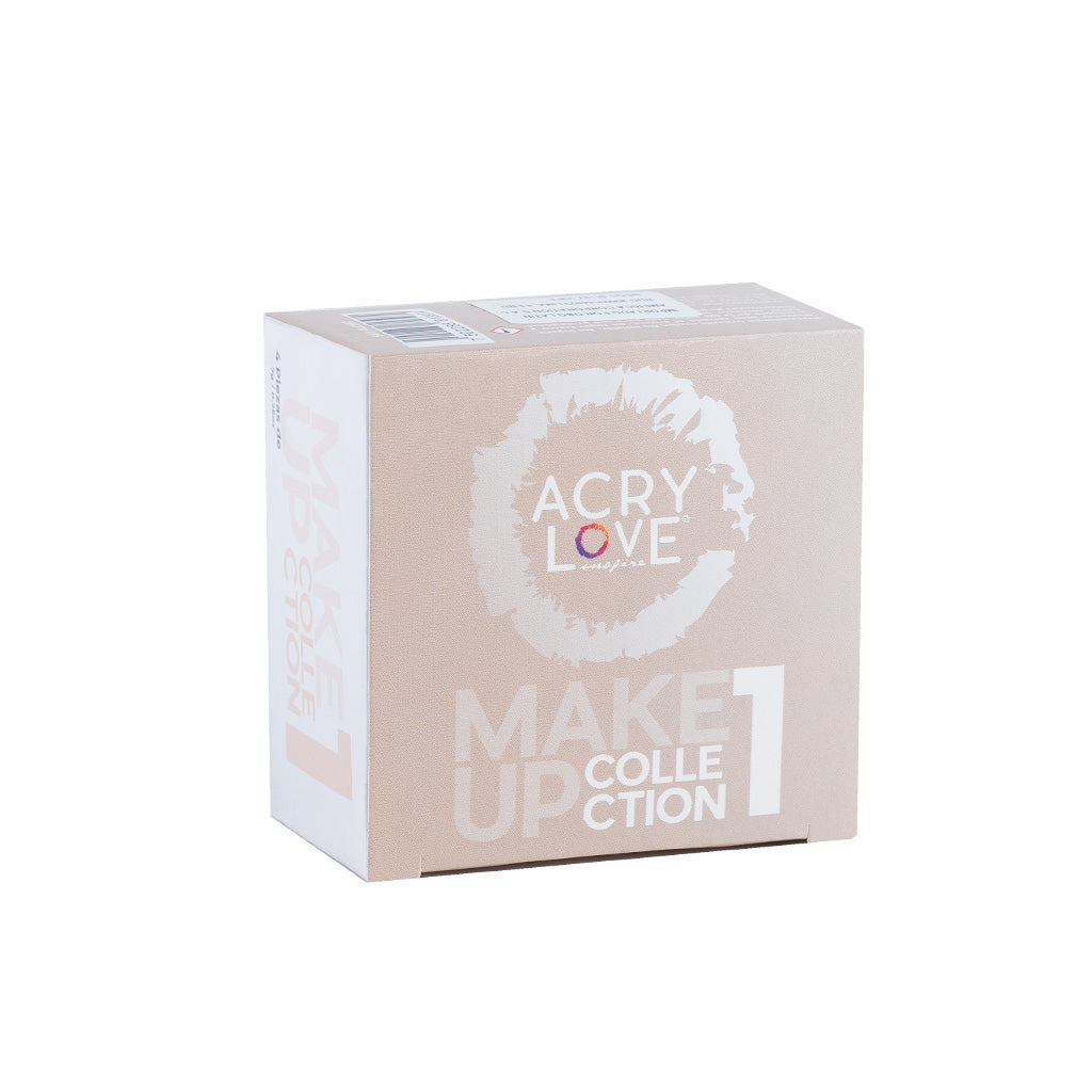 Colección Makeup1 4 unid polvos acrilicos, mia secret, cherimoya, organic nails,