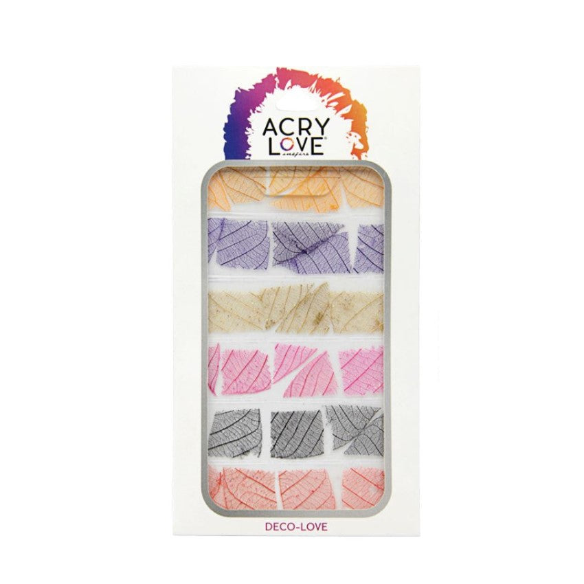 Acry Love Naturaleza Muerta Decoración para unas Mix Hoja Esqueleto