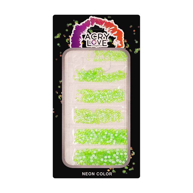 acry love Cartera Piedra Verde Neon #170 decoracion para uñas acrilicas