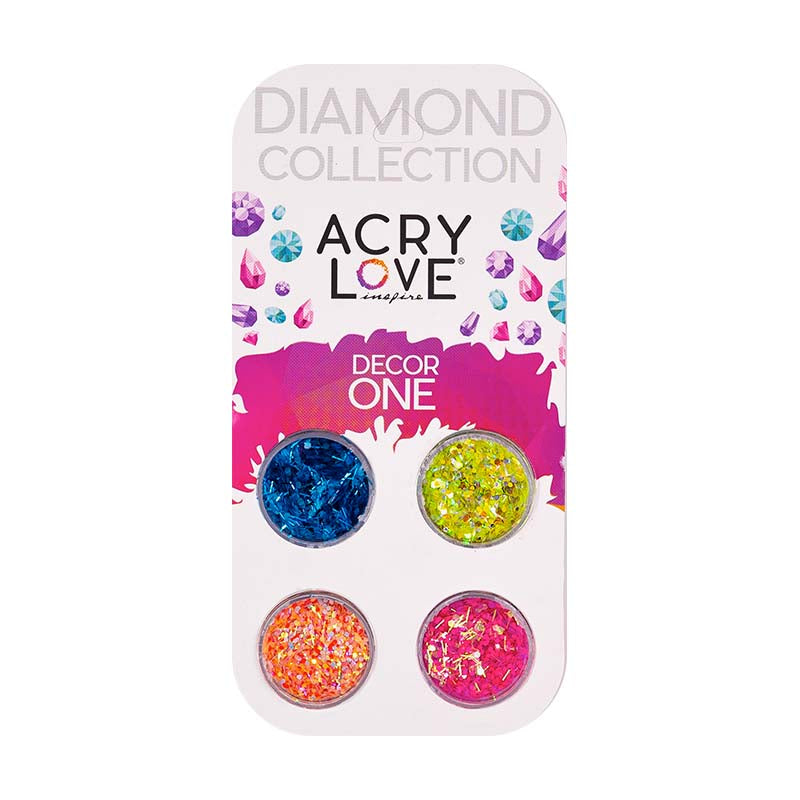 acry love Decor One Neon1 Mix #20 decoracion para uñas acrilicas