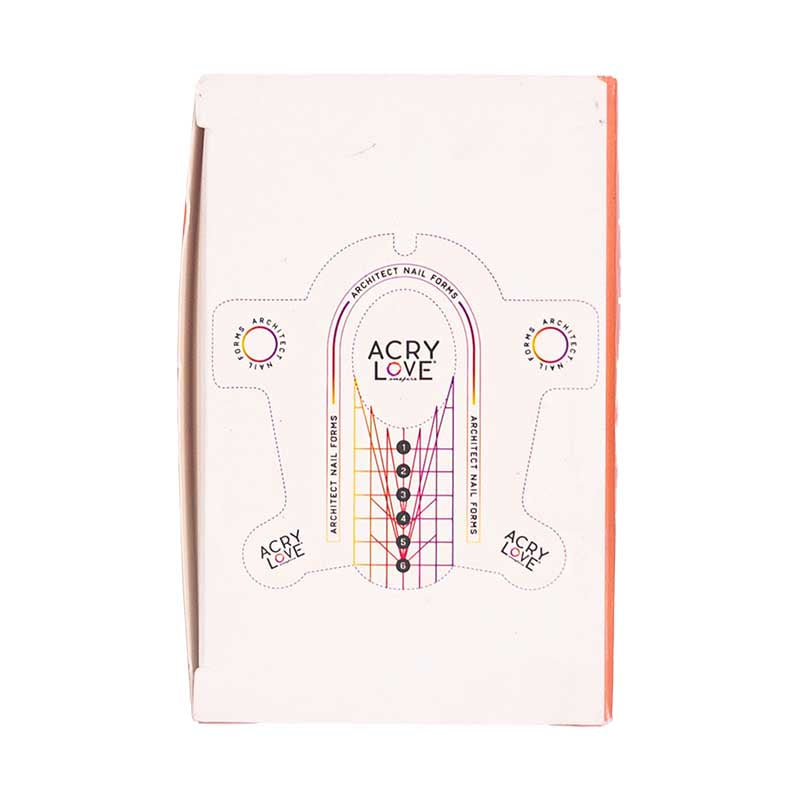 Acry Love Forma Escultural en Rollo 400 piezas Archemist, tips para uñas , molde chico