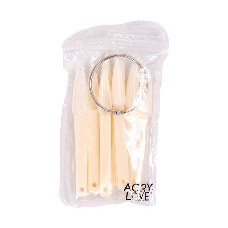 acry love Muestrario estiletto Show Tip Color natural