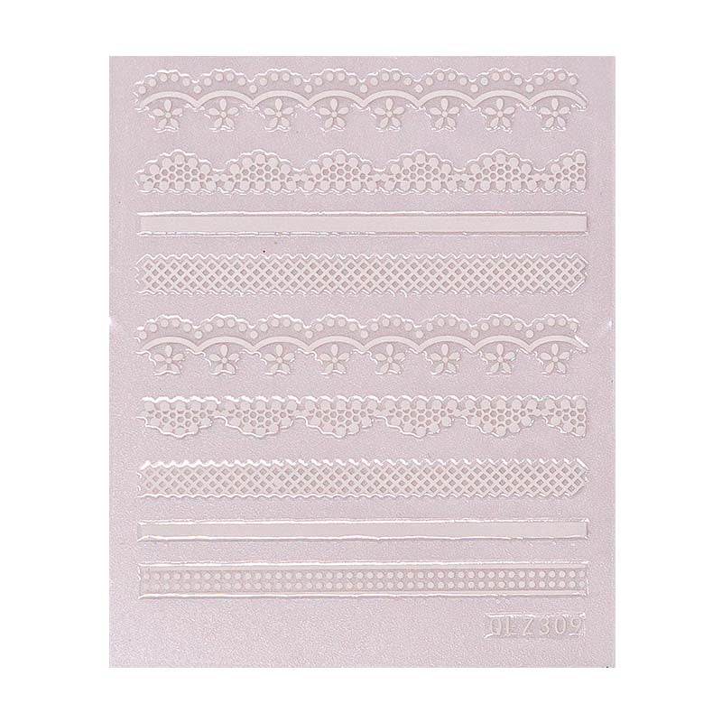 acry love Nail Sticker grecas y figuras decoracion para uñas acrilicas