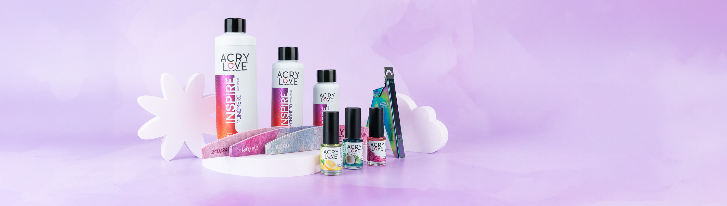 acry love categoria de nmuevos ingresos, productos para uñas