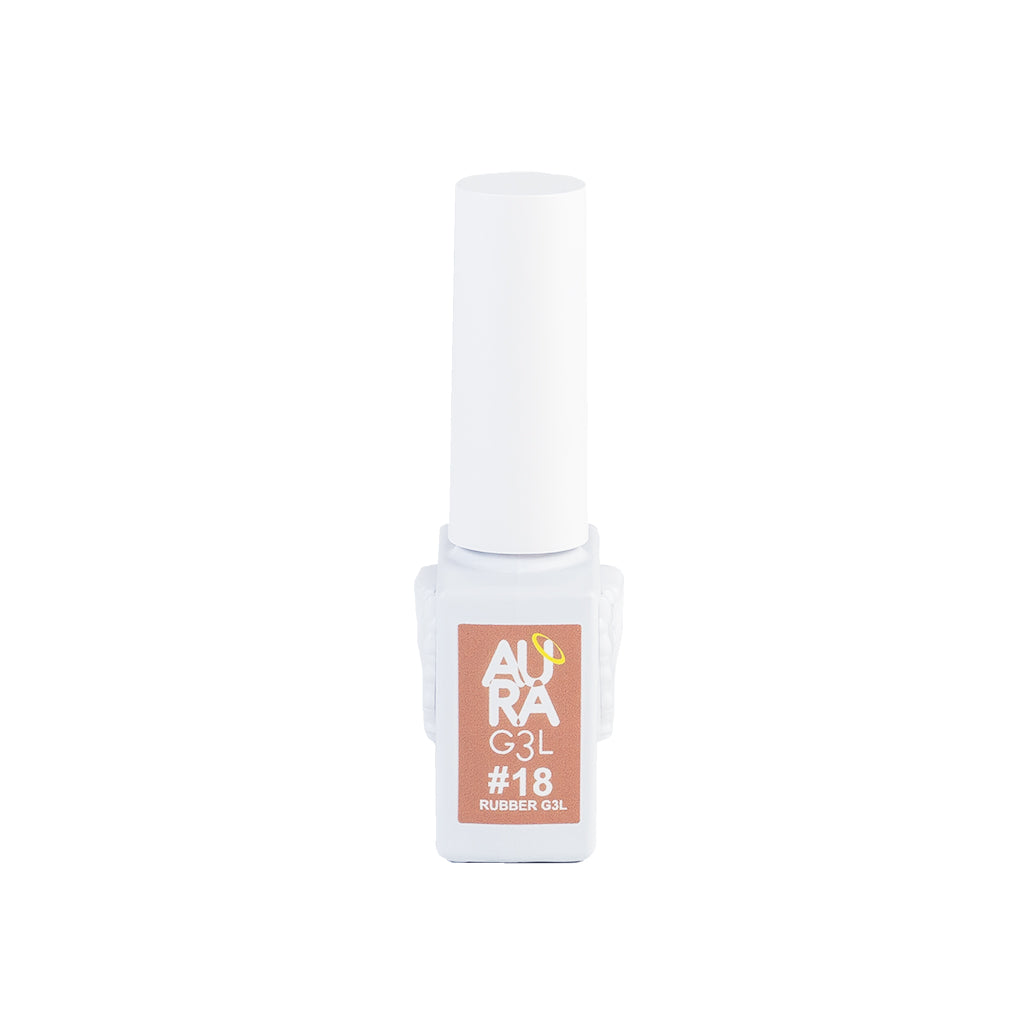 acry love AURA G3L #18 Rubber G3L 10ml, rubber gel para uñas, cherimoya, mia secret, masglo