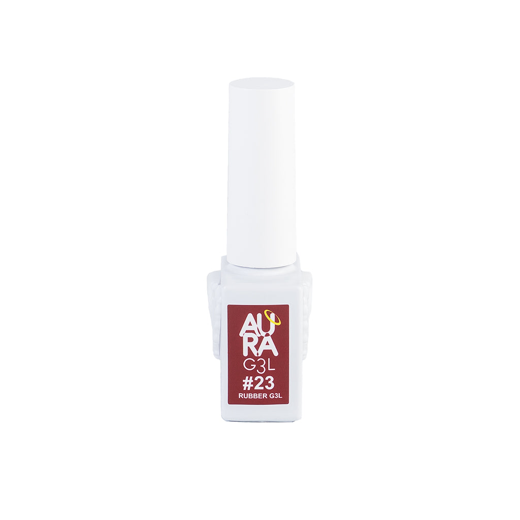 acry love AURA G3L #23 Rubber G3L 10ml, rubber gel para uñas, rubber cherimoya, mia secret, masglo