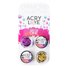 acry love Decor One Jewel #18 decoracion para uña acrilicas, mia secret, cherimoya. wapizima