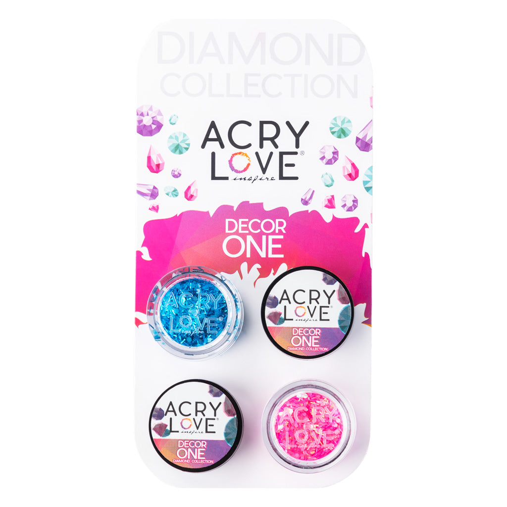 acry love Decor One Neon1 Mix #20 decoracion para uñas acrilicas