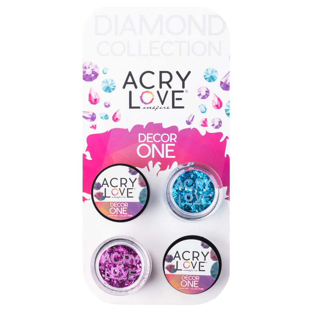 acry love Decor One Radiance Mix #19 decoracion para uñas acrilicas, mia secret, cherimoya, super nails, wapizima