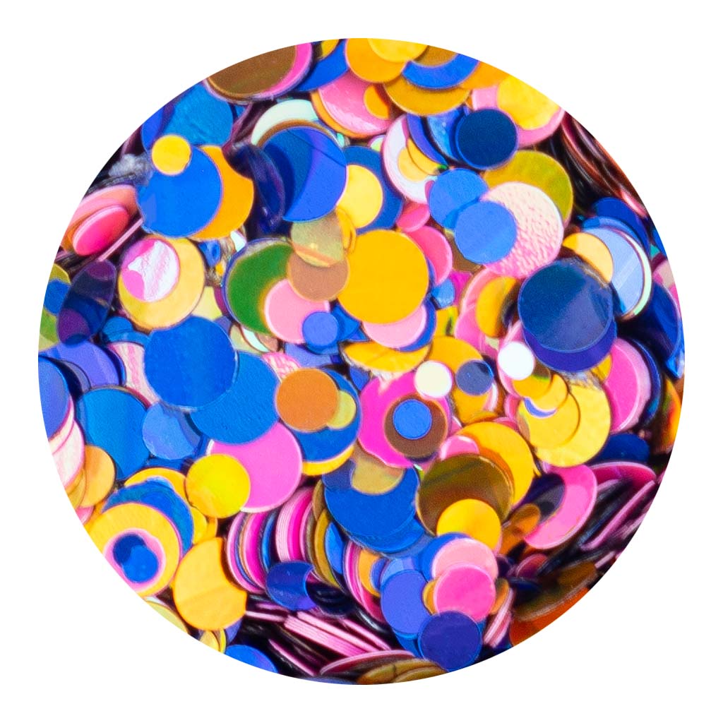 acry love Decor One Circus Confetti #1 decoracion para uñas acrilicas, mia secret, cherimoya