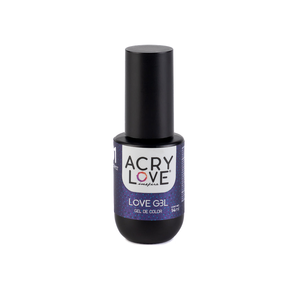 acry love Esmalte en gel para uñas Love Gel #01, producto para uñas, ideal para manicuristas