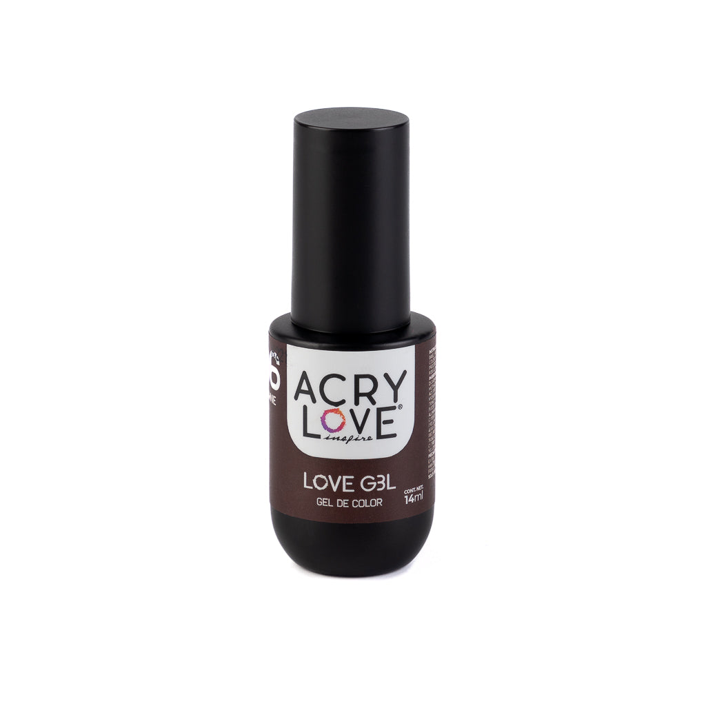 acry love Esmalte para uñas Love Gel #06 Brownie producto para uñas, ideal para manicuristas, esmalte OPI, esmalte masglo, esmalte cherimoya 