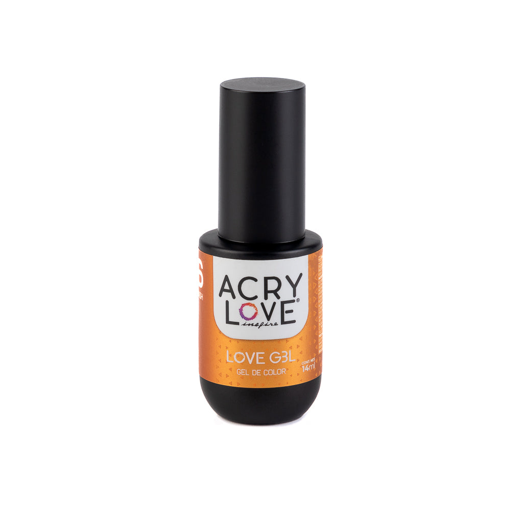 acry love Esmalte para uñas Love Gel #16 Crash producto para uñas, ideal para manicuristas, esmalte OPI, esmalte masglo, esmalte cherimoya