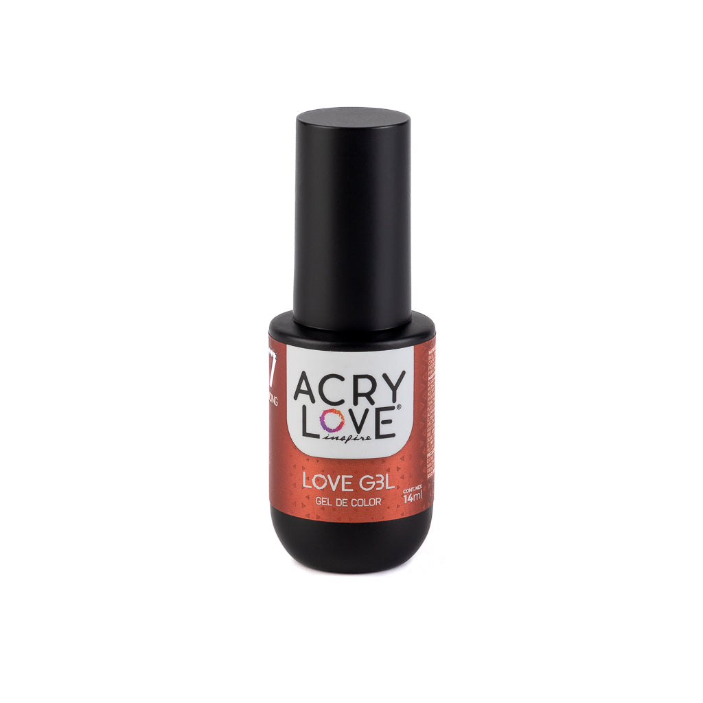 acry love Esmalte para uñas Love Gel #17 Dancing producto para uñas, ideal para manicuristas, esmalte OPI, esmalte masglo, esmalte cherimoya