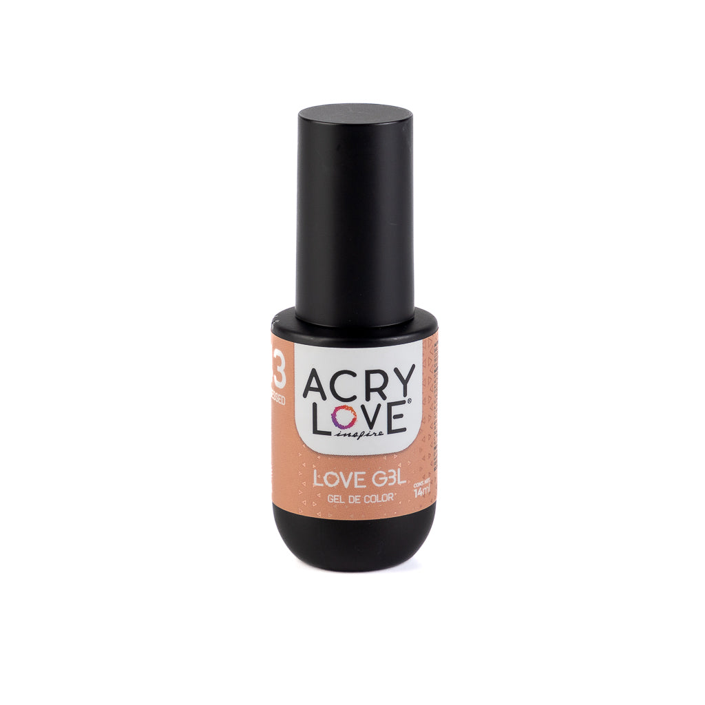 acry love Esmalte para uñas Love Gel #43 Obsessed producto para uñas, ideal para manicuristas, esmalte OPI, esmalte masglo, esmalte cherimoya