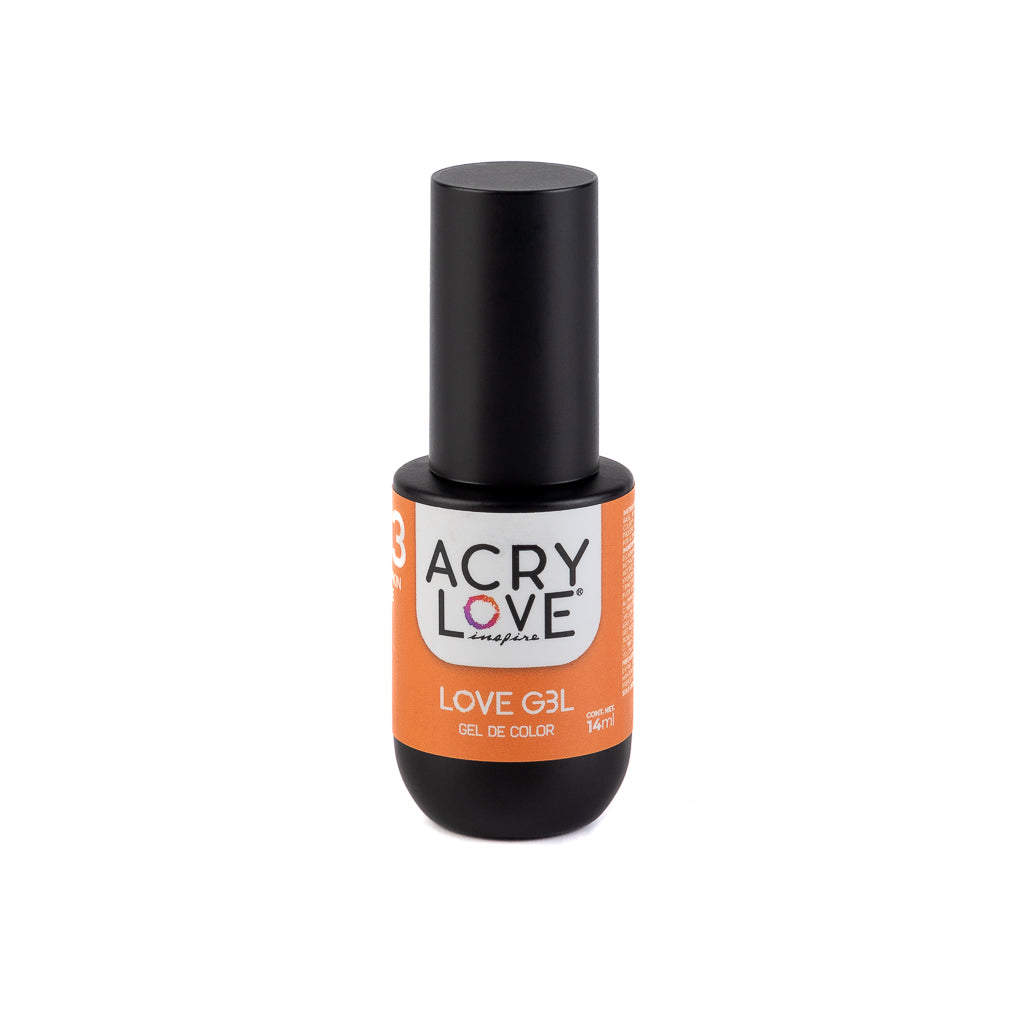 Esmalte para uñas Love Gel #53 Pumpkin Pie, mia secret, cherimoya, legacy nails