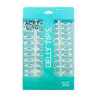 acry love Gelly Tips Almond Cristal Flex 280 piezas, tips para uñas