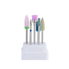acry love Juego de brocas para manicura 7 piezas, mia secret, organic nails, cherimoya