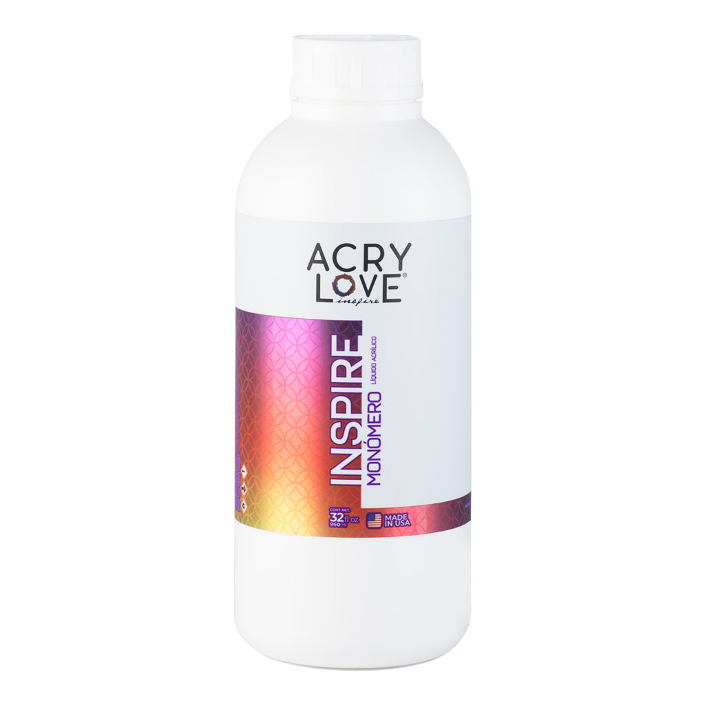 acry love Monomero de 32 onzas , monomero de bajo aroma, mia secret, cherimoya