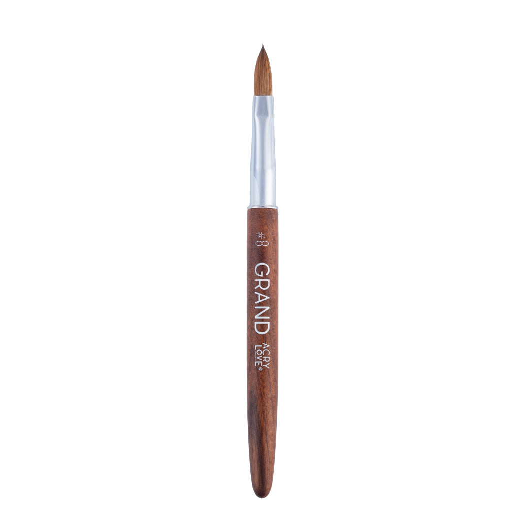 acry love Pincel Kolinsky para acrilico Modelo Grand, pincel para hacer acrilico para uñas