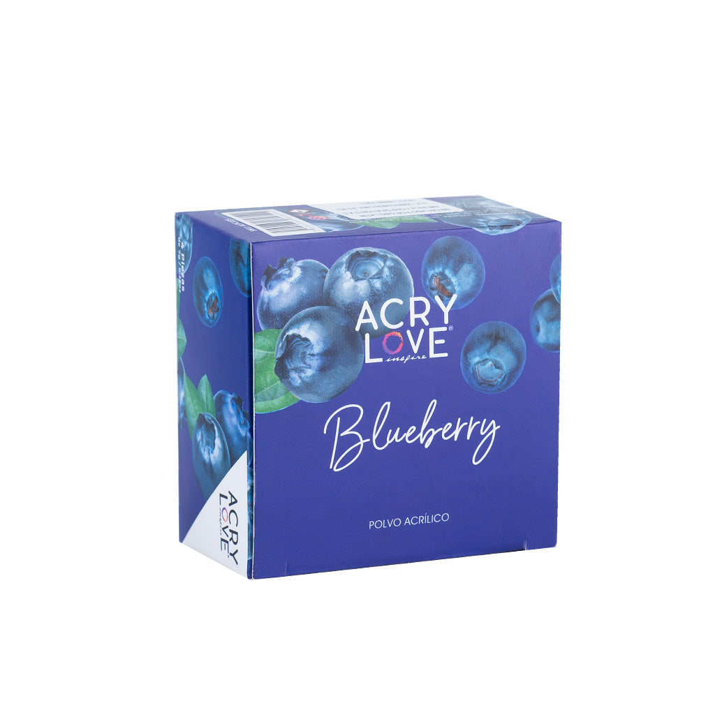 acry love Colección Blueberry Polvos acrilicos de colores 4 unid, mia secret, cherimoya, masglo, wapizima
