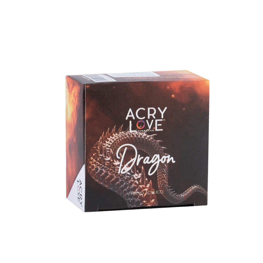 acry love Colección Dragon 4 unid polvos acrilicos, mia secret, cherimoya, wapizima, masglo
