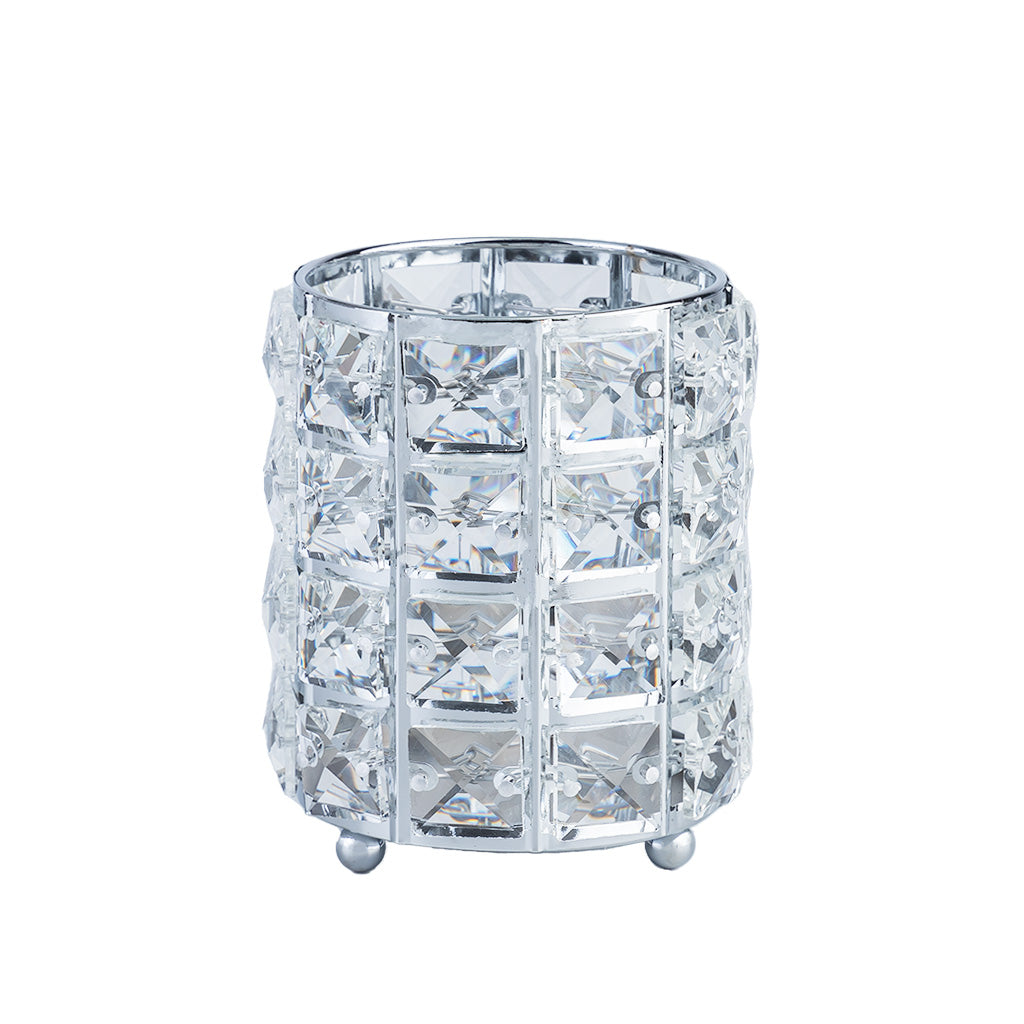 acry love Porta pinceles Fancy plateado, porta pinceles para manicurista, porta pinceles de acrilistas para sus pinceles para acrilico