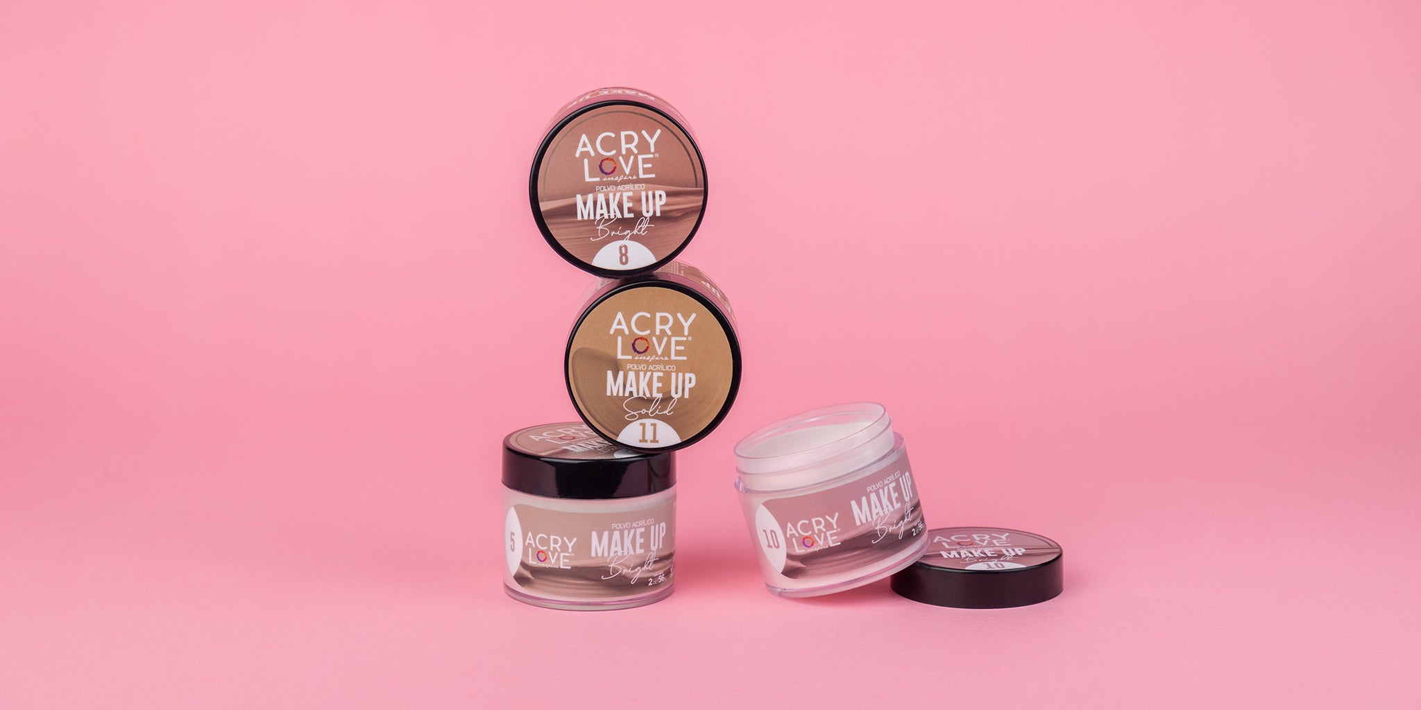 Polvos acrilicos para uñas