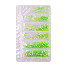 acry love Cartera Piedra Verde Neon #170 decoracion para uñas acrilicas