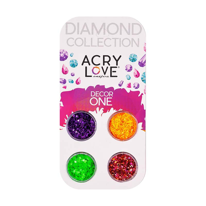 Decor One Neon 2 mix #21 decoracion para uñas acrilicas