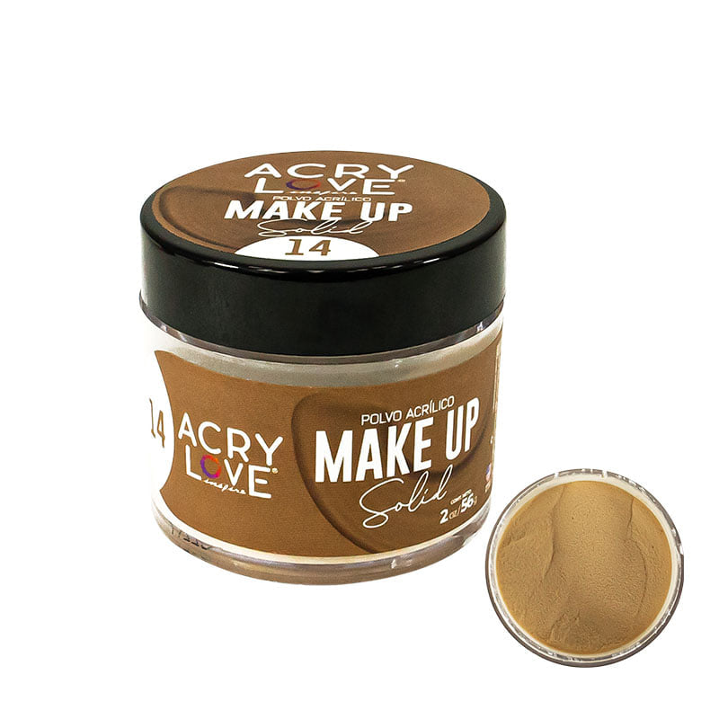 acry love Polvo Acrílico MakeUp N° 14 de 2oz