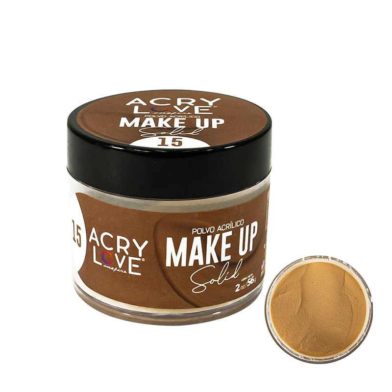acry love Polvo Acrílico MakeUp N° 15 de 2oz para uñas acrilicas