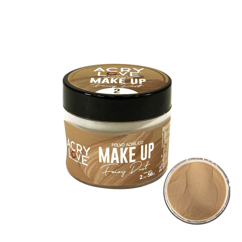 Acry Love Polvo Acrílico MakeUp No.2 de 2oz para uñas