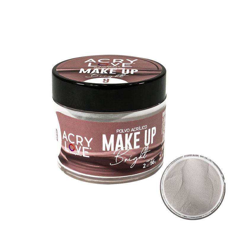 acry love Polvo Acrílico MakeUp N° 9 de 2oz para uñas