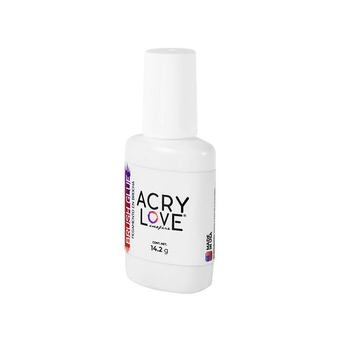 acry love Resina en brocha 14.2g BRUSH GLUE. pegamento para tips para uñas