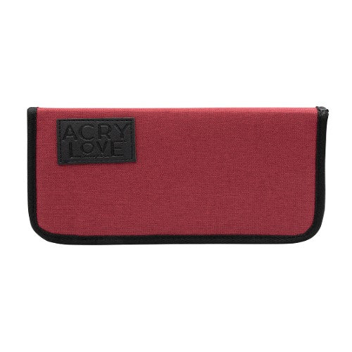 Acry Love Save Brush porta pinceles para uñas, de color rojo