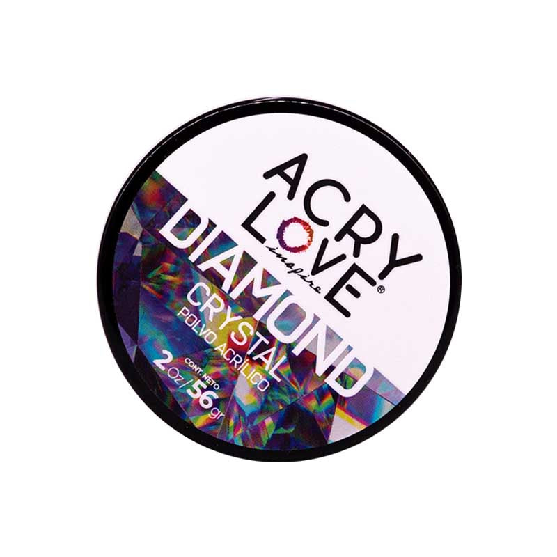 acry love Polvo Acrílico Diamond Crystal 2oz